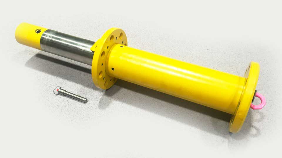 Soft_landing_sylinder_Depro_AS Image of a soft landing sylinder from Depro AS.
