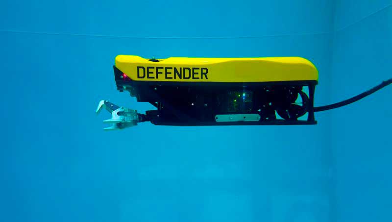 VideoRays ROV Defender for specific missions down to 2000 meters dept.