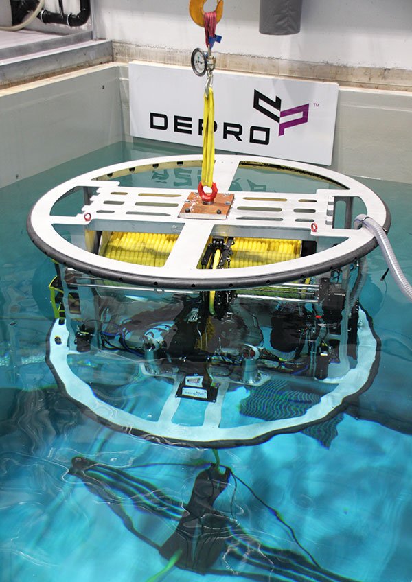 Third generation ETMS that is immersed in Depro's test pool.