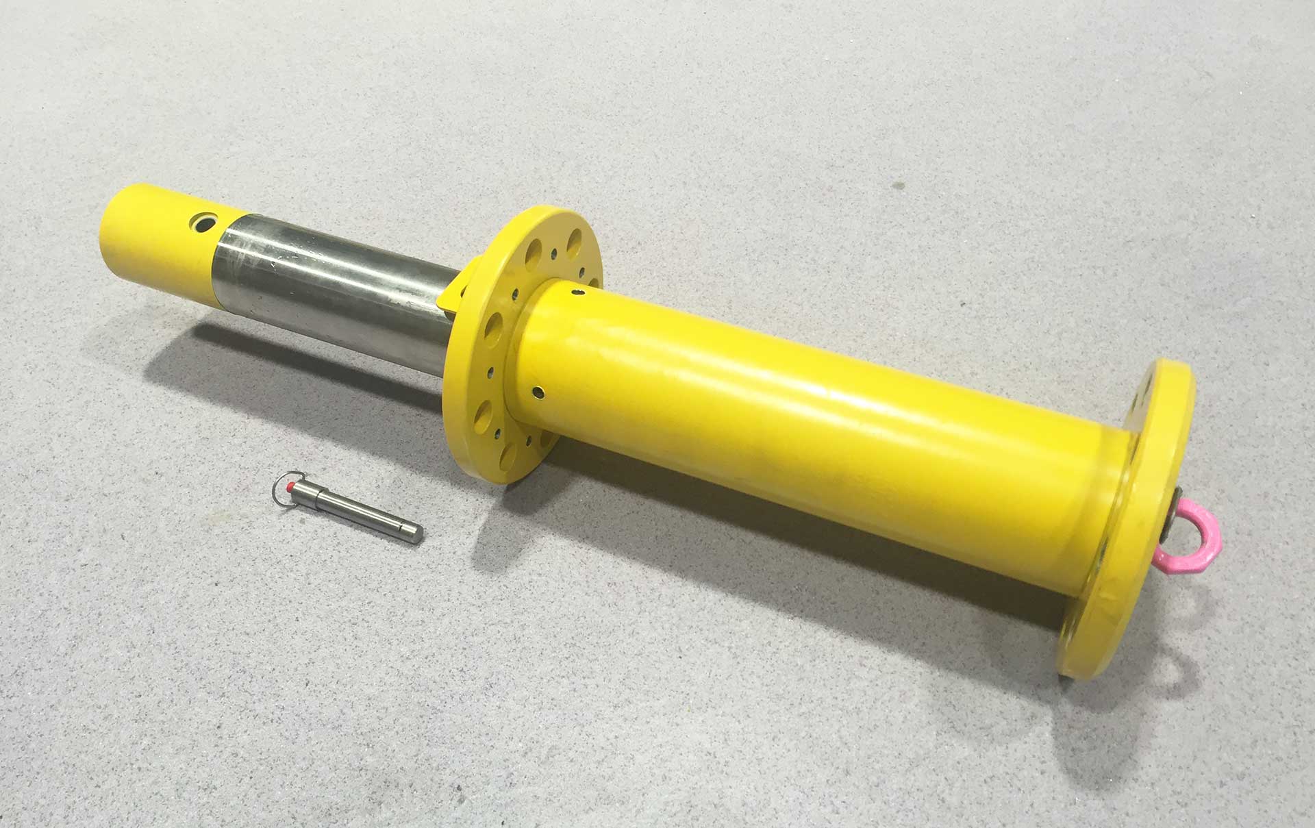 Soft Landing Cylinder to reduce the inpact of the load when loweringmodules into subsea structure.